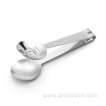 Stainless steel tea spoon tea bag tong